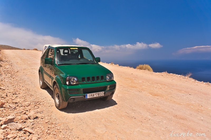 Грунтовая дорога на Балос