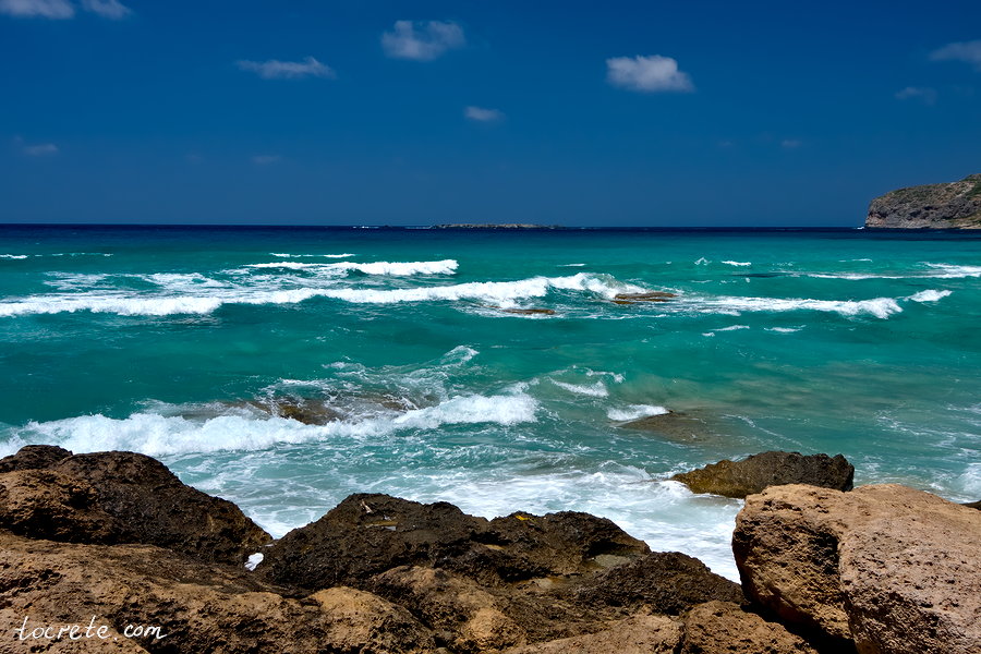 Морской прибой на Крите Морской прибой на Крите