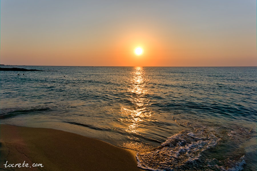 Закат в море (западный Крит) Закат в море (западный Крит)