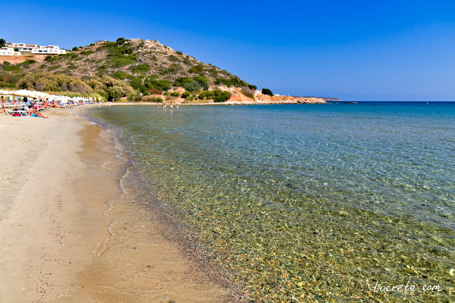 Пляжи Крита с Голубыми флагами - пляж Альмирос Пляжи Крита с Голубыми флагами - пляж Альмирос