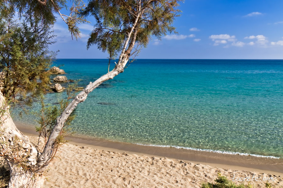 Пляжи Крита с Голубым флагом - пляж Вурлья Пляжи Крита с Голубым флагом - пляж Вурлья