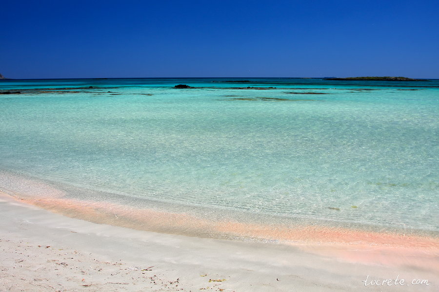 Пляж Элафониси с розовым песком Достопримечательности Крита | Что посмотреть в первый раз