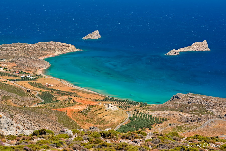 Пляж Ксерокамбос (Ксерокабос) на острове Крит Достопримечательности Крита | Что посмотреть в первый раз