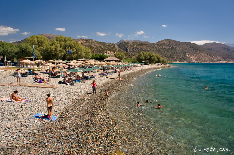 Пляж Халикья в Палеохоре Пляж Халикья в Палеохоре