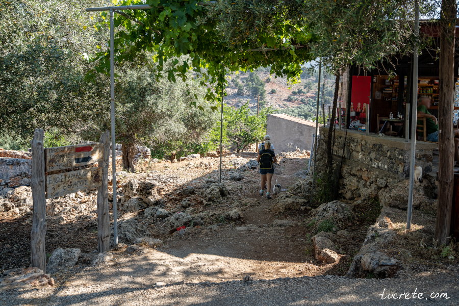 Начало тропы, ведущей в ущелье Арадена в районе моста Вардиноянниса Начало тропы, ведущей в ущелье Арадена в районе моста Вардиноянниса