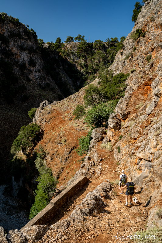 Спуск в ущелье Арадена Спуск в ущелье Арадена