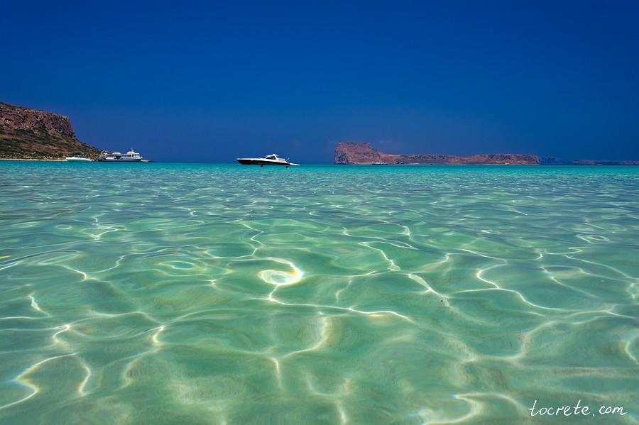 Лагуна Балос. На заднем плане виднеется о. Имери Грамвуса Лагуна Балос. На заднем плане виднеется о. Имери Грамвуса