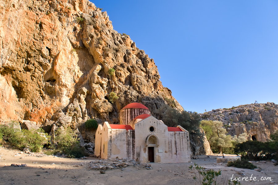 Церковь Святого Антония в ущелье Агиофаранго