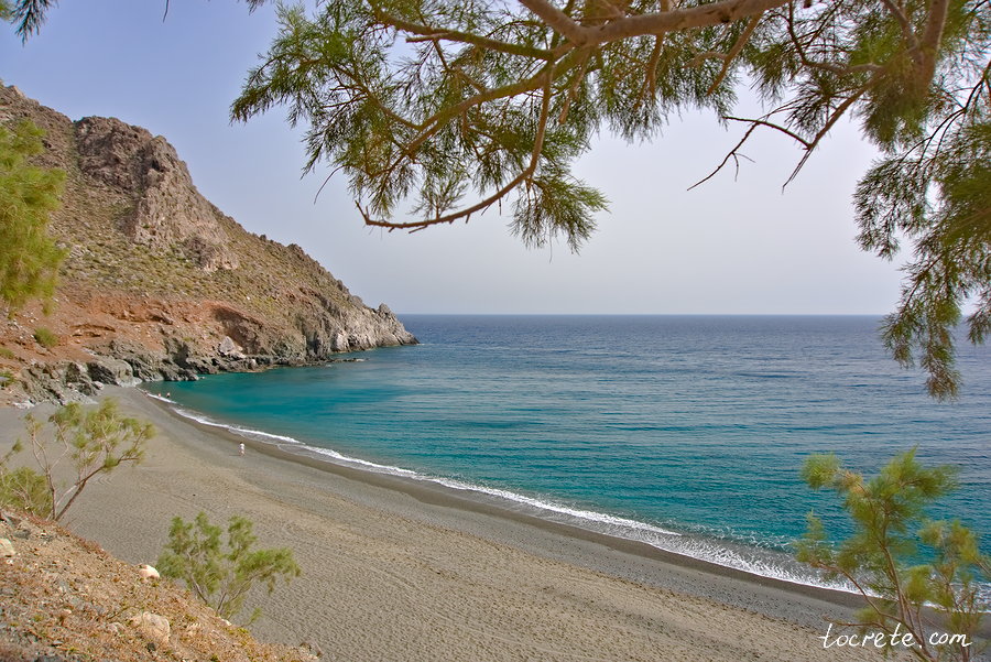 Пляж Дискос (Δυσκός, Diskos) на юге острова Крит