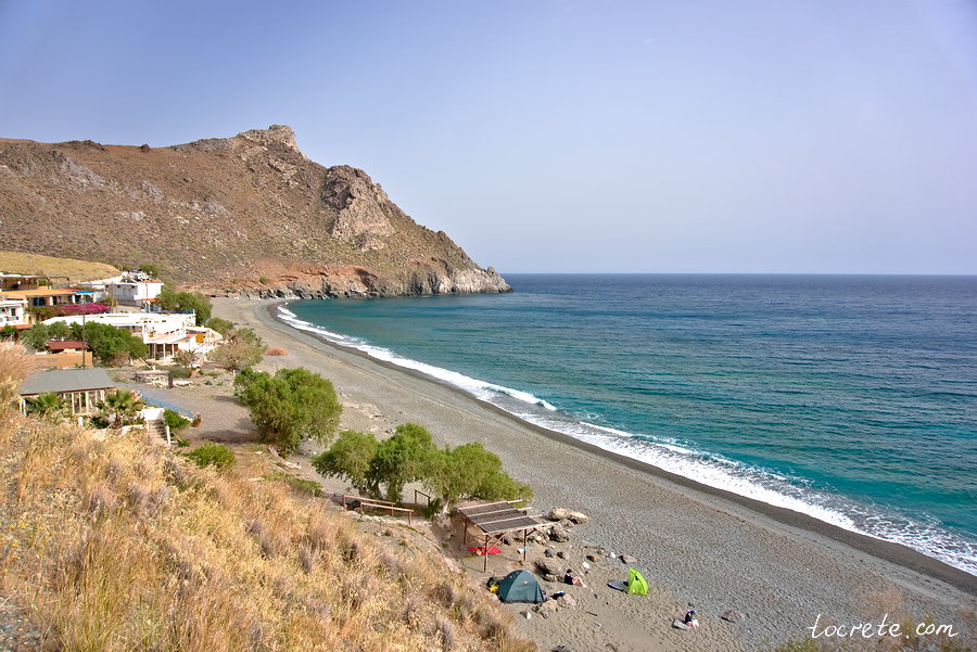 Пляж Дискос (Δυσκός, Diskos) на юге острова Крит