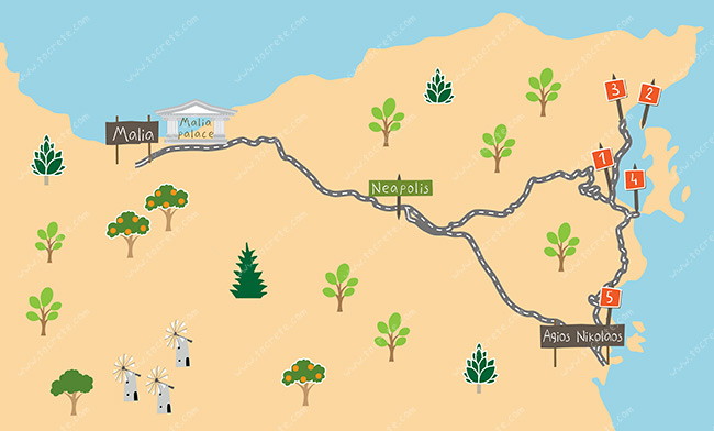 Маршрут из Малии №1 Маршрут из Малии №1