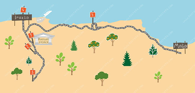 Маршрут из Малии №3 Маршрут из Малии №3