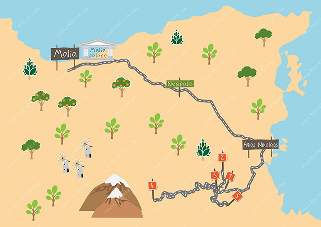 Маршрут из Малии №4 Маршрут из Малии №4