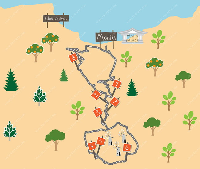 Маршрут из Малии №5 Маршрут из Малии №5