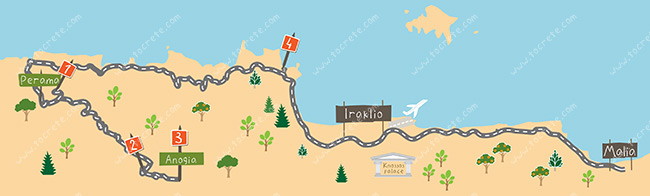 Маршрут из Малии №6 Маршрут из Малии №6