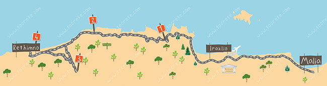 Маршрут из Малии №7 Маршрут из Малии №7