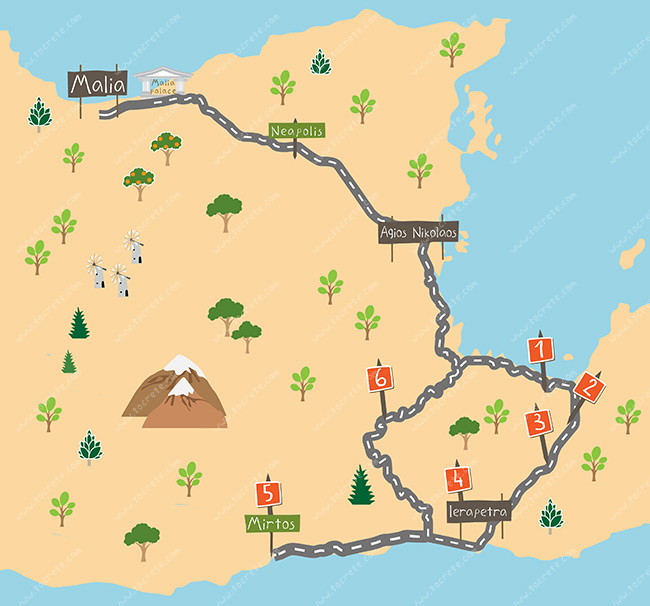 Маршрут из Малии №9 Маршрут из Малии №9