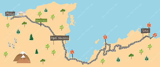 Маршрут из Малии №10 Маршрут из Малии №10