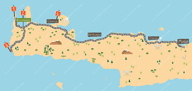 Маршрут из Малии №15 Маршрут из Малии №15