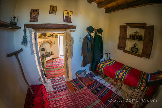 Келья Мони Одигитрии внутри Келья Мони Одигитрии внутри