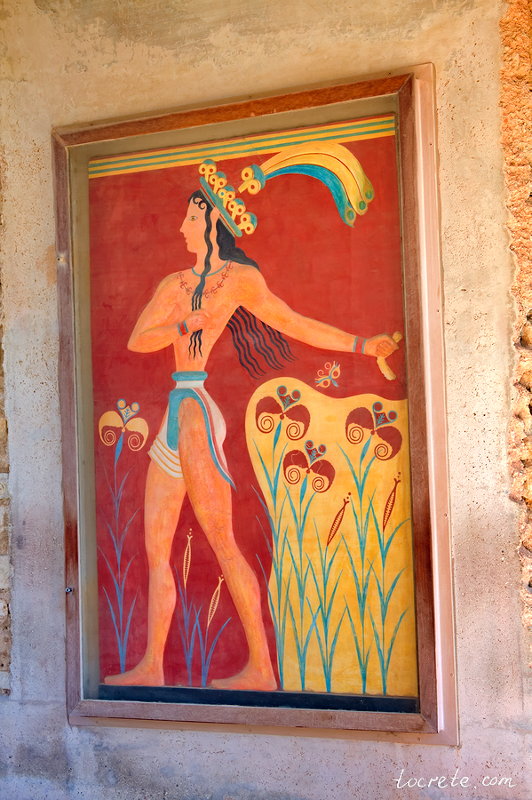 Принц с лилиями Кносский дворец - Принц с лилиями