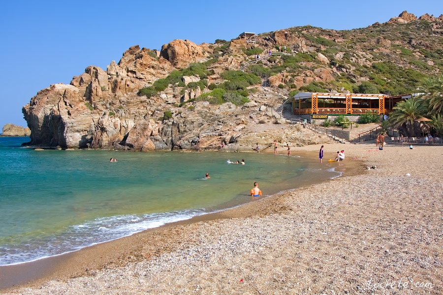 Знаменитый пальмовый пляж Ваи на востоке Крита