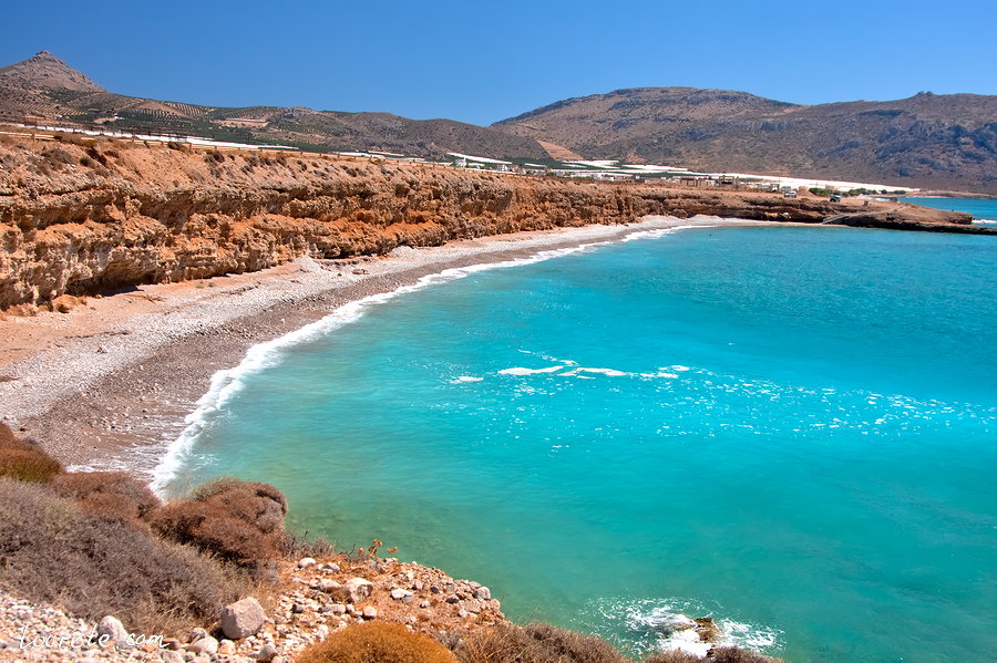 Пляж Воцалаки (Вотсалаки) на юго-востоке острова Крит