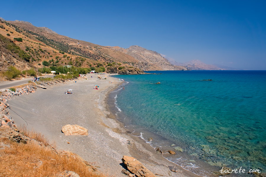 Пляж Коракас на Крите