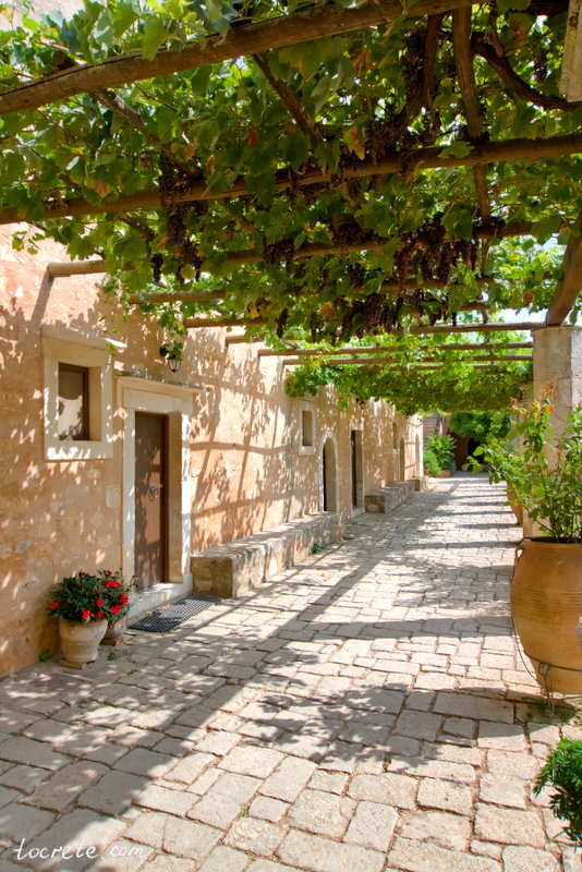 Внутренний двор монастыря. Монашеские кельи и складские помещения Внутренний двор монастыря. Монашеские кельи и складские помещения