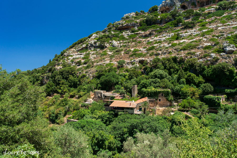 Мили - ущелье водяных мельниц на Крите Мили - ущелье водяных мельниц на Крите
