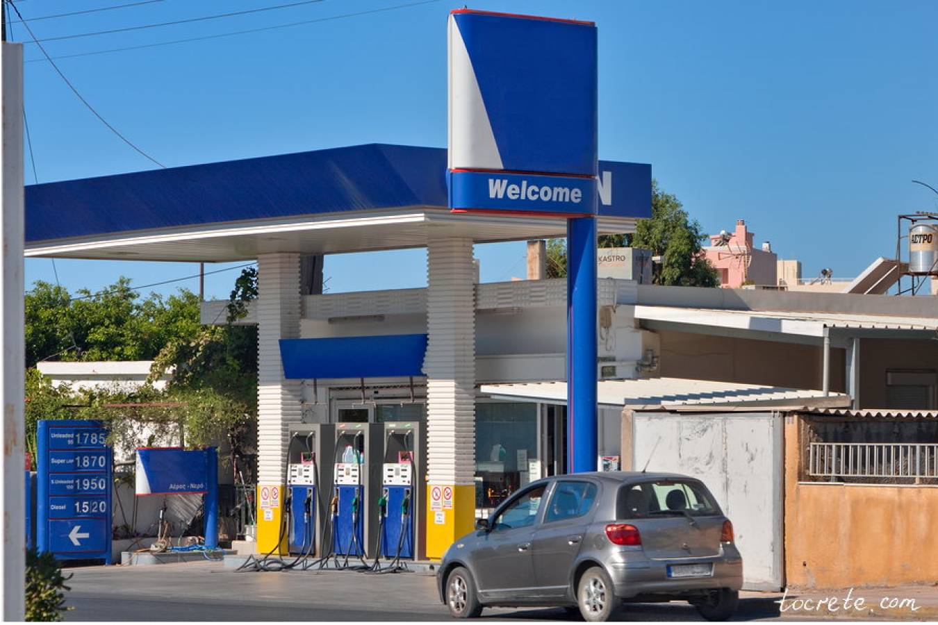 Стоимость бензина на Крите в 2025 году